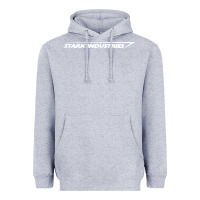 Heather Grey stark industries Heavyweight Hoodie - maiPhamDesign