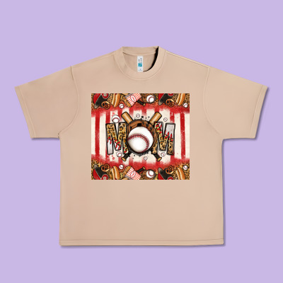 Baseball Mom Urban Heavy Tee Designed By Jasminsmagicworld