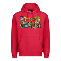 Cardinal happy camper Premium Hoodie - CowhideDigitalArt
