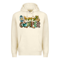 Sandshell happy camper Premium Hoodie - CowhideDigitalArt