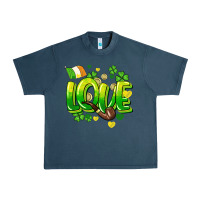 Midnight Navy Love St. Patrick's Day Urban Heavy Tee - HowdyJamesFarm