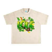 Sandshell Love St. Patrick's Day Urban Heavy Tee - HowdyJamesFarm