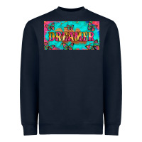 Navy dreamer with butterfly and tie dye  licance  plate Heavyweight Sweatshirt - Artiststas
