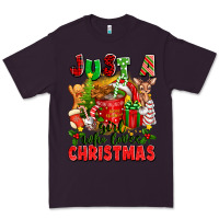 Plum just a girl who loves christmas Premium Tee - texasbilliewilder