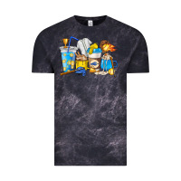 Cloud Black Softball coffee cups Vintage Tee - HowdyJamesFarm