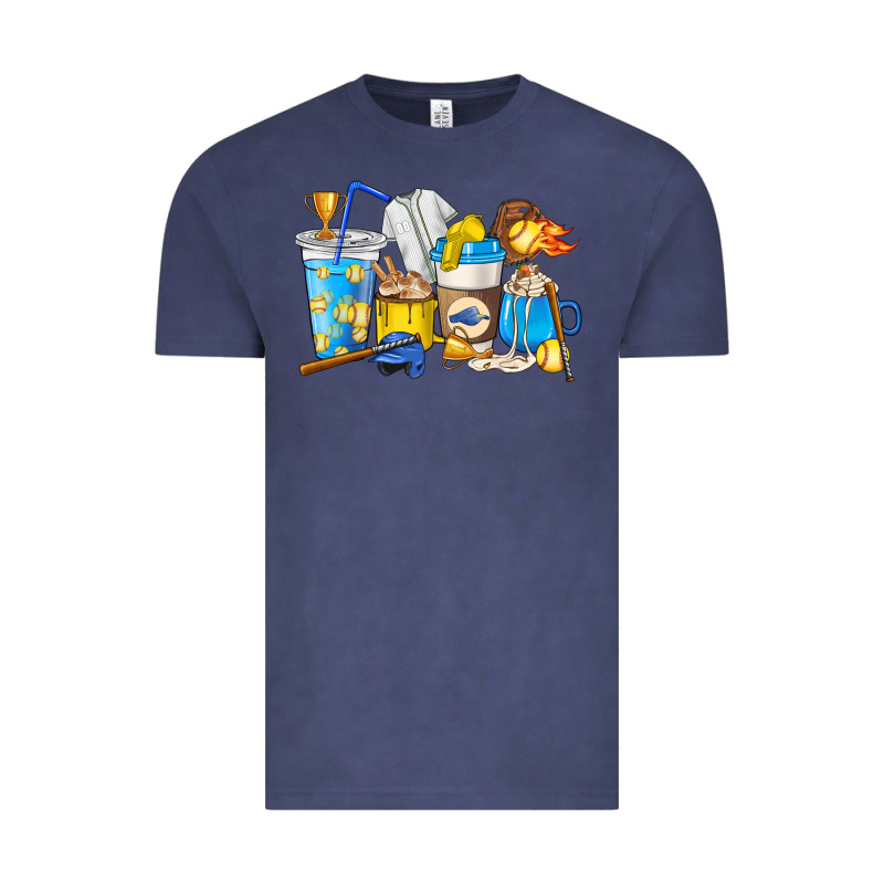 Softball Coffee Cups Vintage Tee by HowdyJamesFarm | Teevron