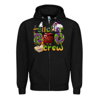 Black teacher boo crew Zipper Hoodie - BarkalooDesign