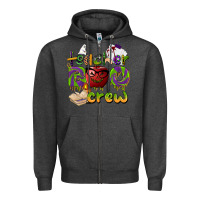 Charcoal Heather teacher boo crew Zipper Hoodie - BarkalooDesign