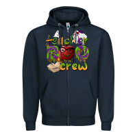 Navy teacher boo crew Zipper Hoodie - BarkalooDesign