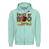 Seafoam teacher boo crew Zipper Hoodie - BarkalooDesign