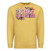 Antique Gold pink halloween Premium Sweatshirt - AdoDesignShop