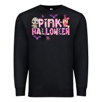 Black pink halloween Premium Sweatshirt - AdoDesignShop