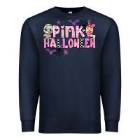 Navy pink halloween Premium Sweatshirt - AdoDesignShop