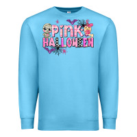 Ocean Blue pink halloween Premium Sweatshirt - AdoDesignShop