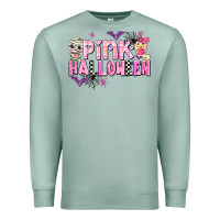 Seafoam pink halloween Premium Sweatshirt - AdoDesignShop