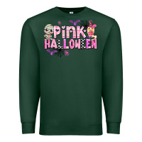 Sports Green pink halloween Premium Sweatshirt - AdoDesignShop