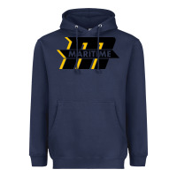 Navy massachusetts maritime academy Heavyweight Hoodie - maiPhamDesign