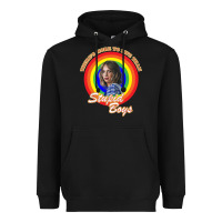 Black Things There's Something Stranger Heavyweight Hoodie - maiPhamDesign