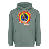 Sage Things There's Something Stranger Heavyweight Hoodie - maiPhamDesign