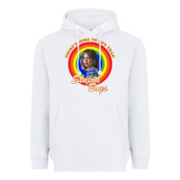 White Things There's Something Stranger Heavyweight Hoodie - maiPhamDesign