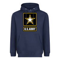 Navy Army strong Classic Heavyweight Hoodie - maiPhamDesign