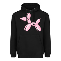 Black balloon dog pink Heavyweight Hoodie - maiPhamDesign