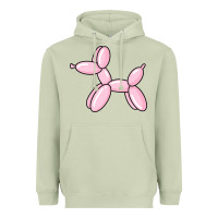 Matcha balloon dog pink Heavyweight Hoodie - maiPhamDesign