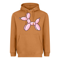 Meerkat balloon dog pink Heavyweight Hoodie - maiPhamDesign