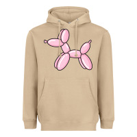 Mushroom balloon dog pink Heavyweight Hoodie - maiPhamDesign