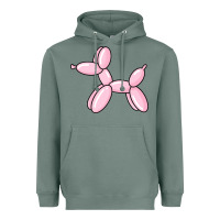 Sage balloon dog pink Heavyweight Hoodie - maiPhamDesign