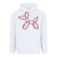 White balloon dog pink Heavyweight Hoodie - maiPhamDesign