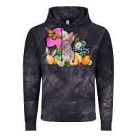 Cloud Black Easter rabbits and cross Vintage Hoodie - OliviaCreatesArt