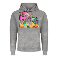 Cloud Rock Easter rabbits and cross Vintage Hoodie - OliviaCreatesArt