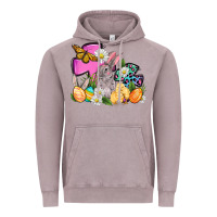 Vintage Zinc Easter rabbits and cross Vintage Hoodie - OliviaCreatesArt