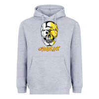 Heather Grey Dad life Sugar Skull for Soccer Softball Halloween Costume Heavyweight Hoodie - maiPhamDesign