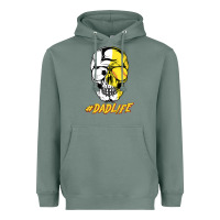 Sage Dad life Sugar Skull for Soccer Softball Halloween Costume Heavyweight Hoodie - maiPhamDesign