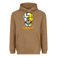 Toasted Coconut Dad life Sugar Skull for Soccer Softball Halloween Costume Heavyweight Hoodie - maiPhamDesign