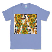 Colony Blue sunflowers with patterns Classic Tee - TumblerDesignByShophia