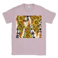 Lilac sunflowers with patterns Classic Tee - TumblerDesignByShophia