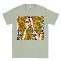 Matcha sunflowers with patterns Classic Tee - TumblerDesignByShophia