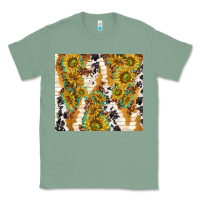 Sage sunflowers with patterns Classic Tee - TumblerDesignByShophia