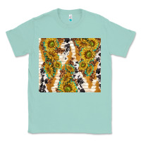 Seafoam sunflowers with patterns Classic Tee - TumblerDesignByShophia