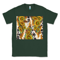 Sports Green sunflowers with patterns Classic Tee - TumblerDesignByShophia