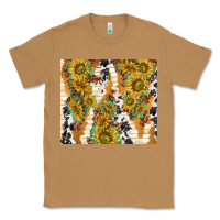Toasted Coconut sunflowers with patterns Classic Tee - TumblerDesignByShophia