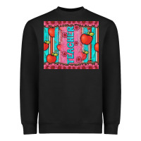 Black teacher with  flower glitter and serape leopard Heavyweight Sweatshirt - Artiststas