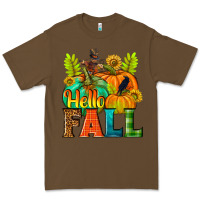 Cacao Hello Fall Premium Tee - NancyCooperArtShop