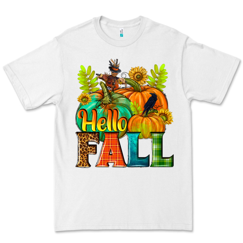 Hello Fall Premium Tee by NancyCooperArtShop | Teevron