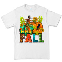 White Hello Fall Premium Tee - NancyCooperArtShop