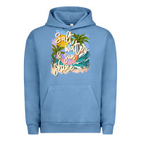Pigment Pebble Blue salt water sunshine Urban Hoodie - JahusDesignShop