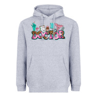Heather Grey doctor Heavyweight Hoodie - AdoDesignShop